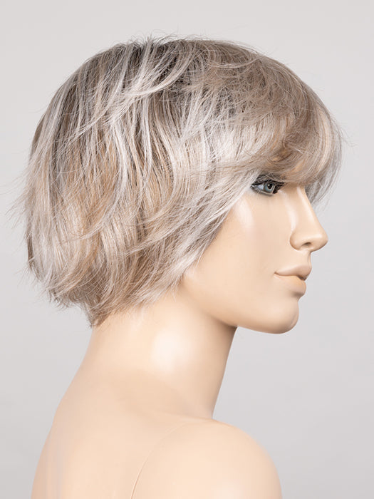 PEARL BLONDE ROOTED 101.16.14 | Pearl Platinum with Medium Blonde and Medium Ash Blonde Blend with Shaded Roots