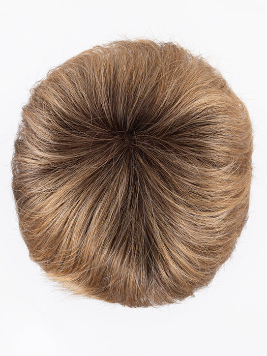 TOFFEE BLONDE ROOTED 27.31.20 | Dark Strawberry Blonde with Light Reddish Auburn and Light Strawberry Blonde Blend with Shaded Roots
