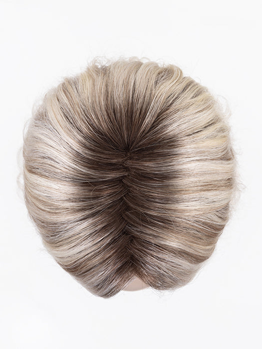 PEARL BLONDE ROOTED 101.16.14 | Pearl Platinum with Medium Blonde and Medium Ash Blonde Blend with Shaded Roots