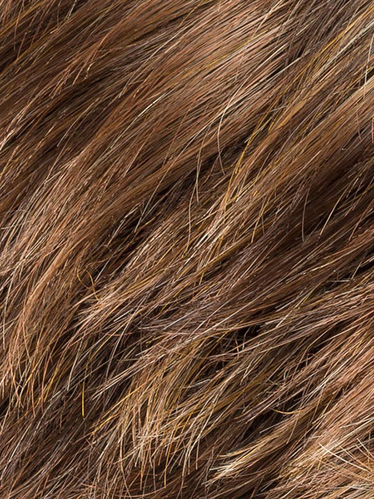 MOCCA ROOTED 830.27.20 | Medium Brown Blended with Light Auburn and Dark/Light Strawberry Blonde Blend and Shaded Roots