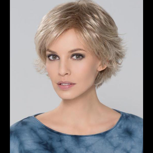DATE MONO by ELLEN WILLE in CHAMPAGNE ROOTED 24.22.14 | Lightest Ash Blonde and Light Neutral Blonde with Medium Ash Blonde Blend and Shaded Roots