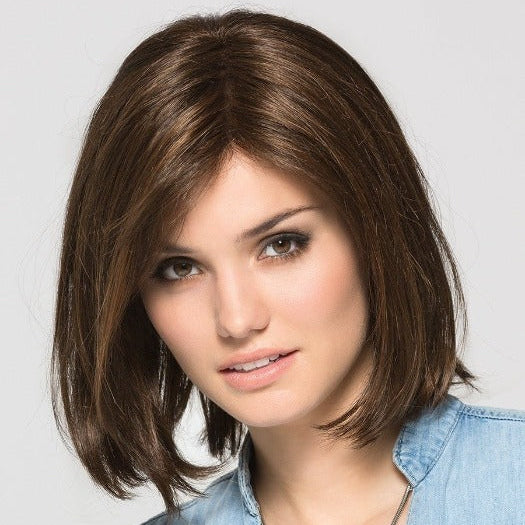 YARA by ELLEN WILLE in CHOCOLATE MIX 830.6 | Medium Brown and Dark Brown blended with Light Auburn Highlights