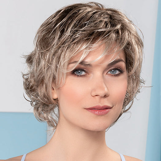 CESANA by ELLEN WILLE in BEIGE MULTI SHADED 24.14.23 | Lightest Ash Blonde and Medium Ash Blonde with Lightest Pale Blonde Blend and Shaded Roots