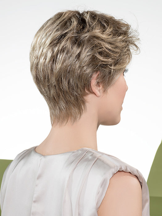 SAVONA MONO by ELLEN WILLE in CHAMPAGNE SHADED 22.16.23 | Light Neutral Blonde and Medium Blonde with Lightest Pale Blonde Blend and Shaded Roots