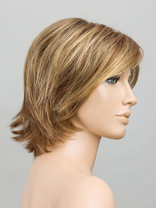 LIGHT BERNSTEIN ROOTED 12.26.27 | Lightest Brown, Light Golden Blonde, and Dark Strawberry Blonde Blend with Shaded Roots