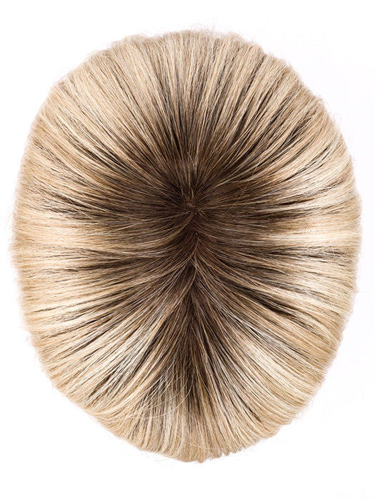 CHAMPAGNE ROOTED 24.25.20 | Lightest Ash Blonde and Lightest Golden Blonde with Light Strawberry Blonde Blend and Shaded Roots