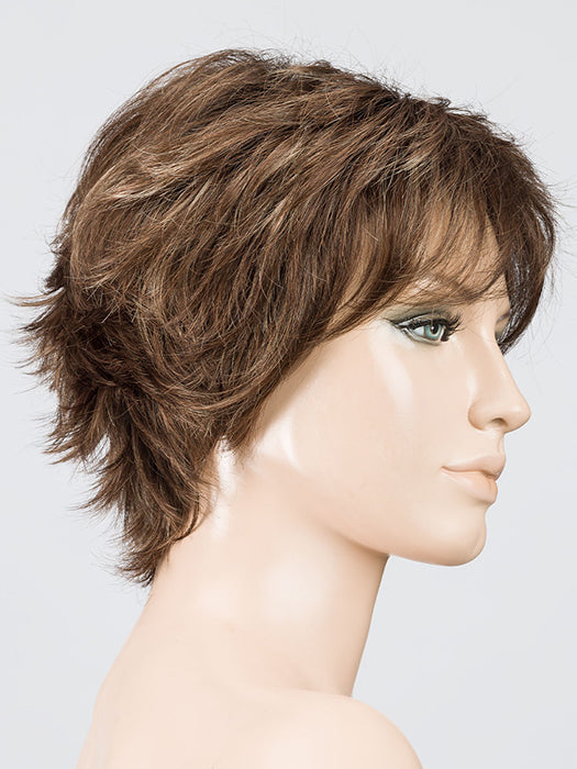NOUGAT ROOTED 12.20.8 | Lightest Brown and Light Strawberry Blonde with a Medium Brown Blend and Shaded Roots