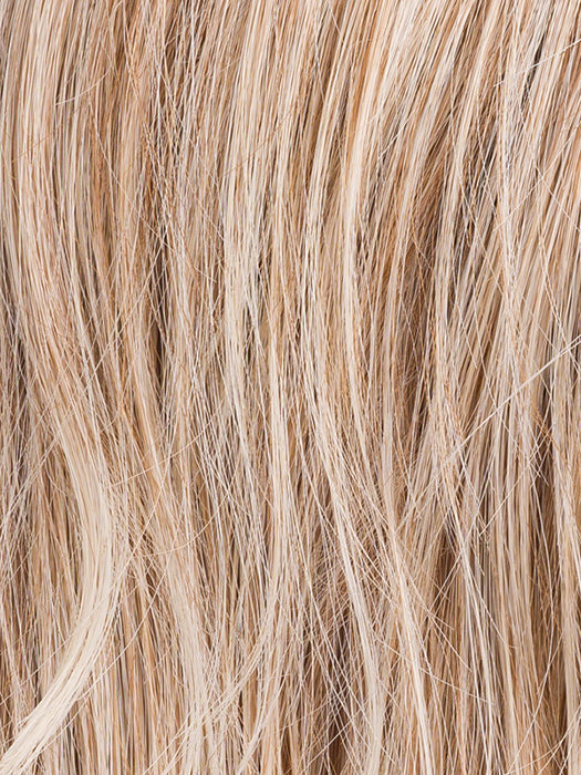CANDY BLONDE LIGHTED 101.27.60 | Pearl Platinum, Dark Strawberry Blonde and Pearl White with Highlights Throughout and Concentrated in the Front with Shaded Roots
