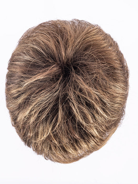 HOT MOCCA ROOTED 830.27.33 | Medium Brown, Light Auburn, Dark Strawberry Blonde, and Dark Auburn Blend with Shaded Roots