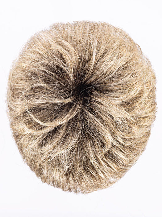 SAND ROOTED 14.26.20 | Medium Ash Blonde, Light Gold Blonde and Light Strawberry Blonde Blend with Shaded Roots