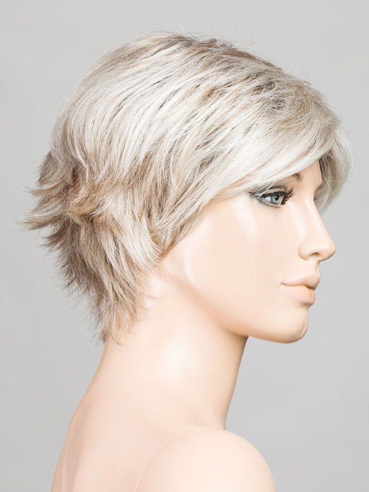 IVORY BLONDE SHADED 101.14.1001 | Pearl Platinum and Medium Ash Brown with Winter White Blend and Shaded Roots