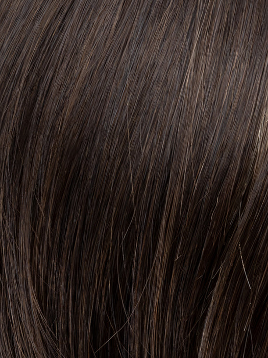 COFFEE BROWN LIGHTED 8.6.20 | Medium Brown and Dark Brown with Light Strawberry Blonde Blend with Highlights Throughout and Concentrated in the Front