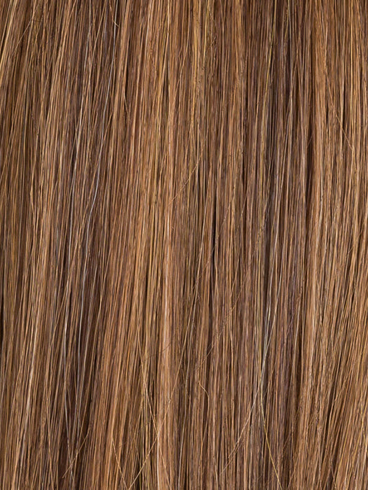 HAZELNUT ROOTED 830.27.9 | Medium Brown blended with Light Auburn, Dark Strawberry Blonde and Medium Warm Brown Blend with Shaded Roots
