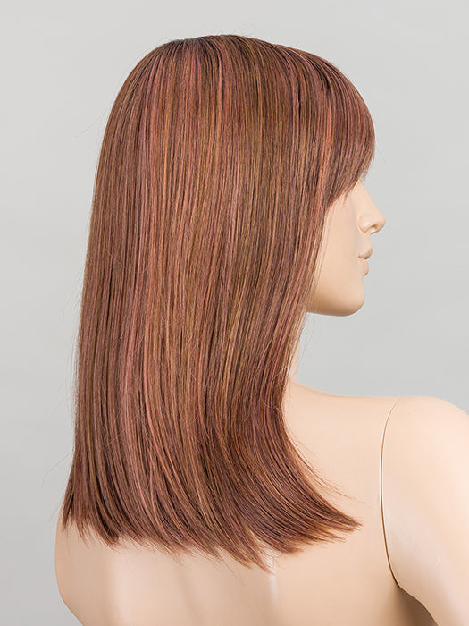 ROSEWOOD ROOTED | Medium Brown, Caramel, and Rose Gold blend with Shaded Roots
