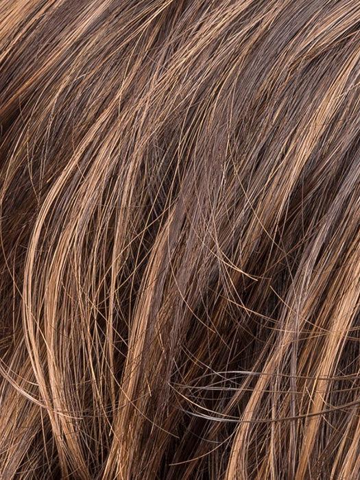 CHOCOLATE ROOTED 6.830 | Dark Brown and Medium Brown with Light Auburn Blend with Shaded Roots