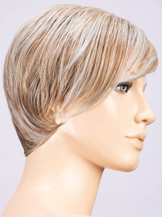 PASTEL MINT ROOTED | Peal Platinum and Light Neutral Blonde with subtle Mint Green Hues and a Medium Brown Base with Shaded Roots