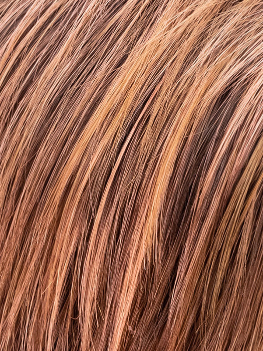 ROSEWOOD ROOTED | Medium Dark Brown Roots that Melt into a Mixture of Saddle Brown and Terra-Cotta Tones with Shaded Roots