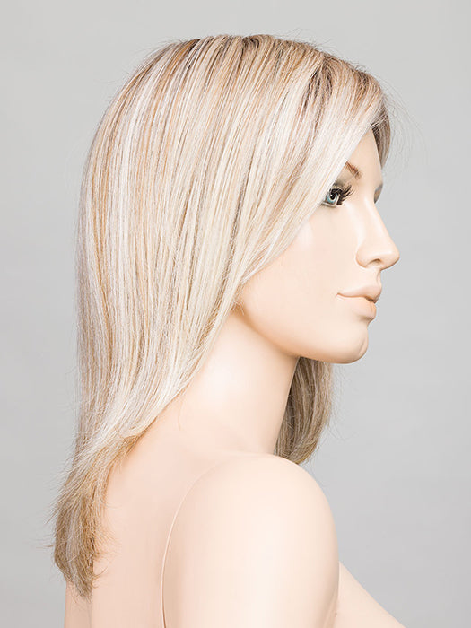 LIGHT-CHAMPAGNE-SHADED 101.23.20 | Lightest Neutral Blonde with Light Blonde and  Silver White blend with light shaded roots