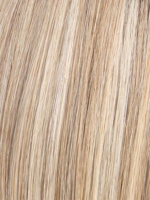 CARAMEL ROOTED 20.14.26 | Light Strawberry Blonde and Medium Ash Blonde with Light Golden Blonde Blend  and Shaded Roots