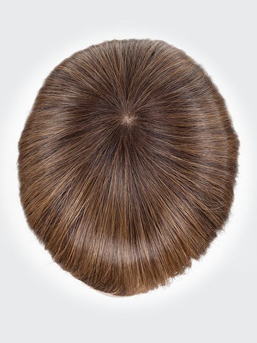HOT MOCCA ROOTED 830.27.33 | Medium Brown, Light Auburn, Dark Strawberry Blonde, and Dark Auburn Blend with Shaded Roots