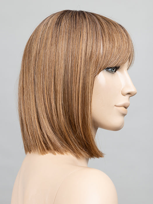 TOFFEE BLONDE ROOTED 27.31.20 | Dark Strawberry Blonde with Light Reddish Auburn and Light Strawberry Blonde Blend with Shaded Roots
