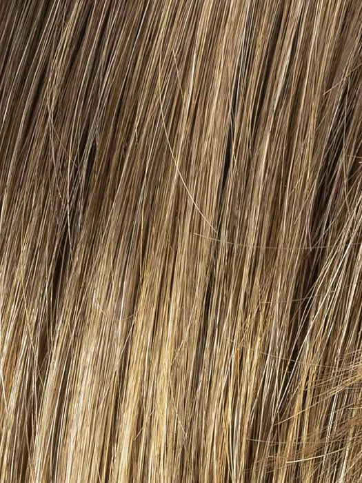 BERNSTEIN MULTI TIPPED 8.12.27.19 | Medium Brown and Lightest Brown with Dark Strawberry Blonde and Light Honey Blonde Blend and Lighter Ends