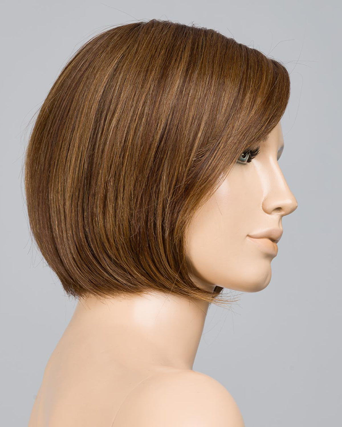MOCCA ROOTED 830.27.12 | Medium Brown Blended with Light Auburn and Dark Strawberry Blonde with Lightest Brown Blend and Shaded Roots