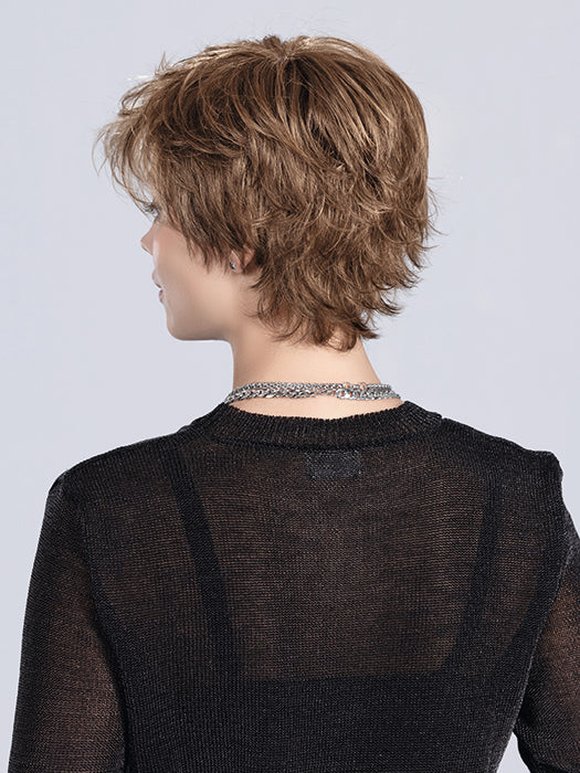 OPEN by Ellen Wille in MOCCA LIGHTED 830.12.20 | Medium Brown Blended with Light Auburn and Lightest Brown and Light Strawberry Blonde Blend with Highlights Throughout and Concentrated in the Front
