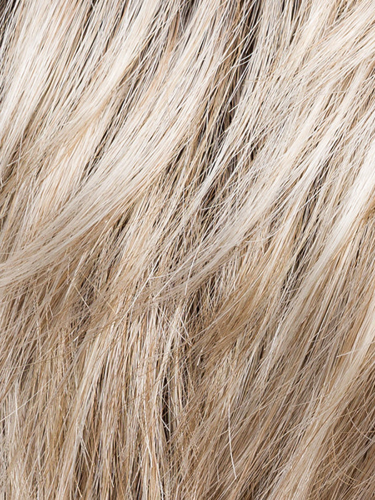 PEARL BLONDE ROOTED 101.22.16 | Pearl Platinum and Light Neutral Blonde with Medium Blonde Blend and Shaded Roots 