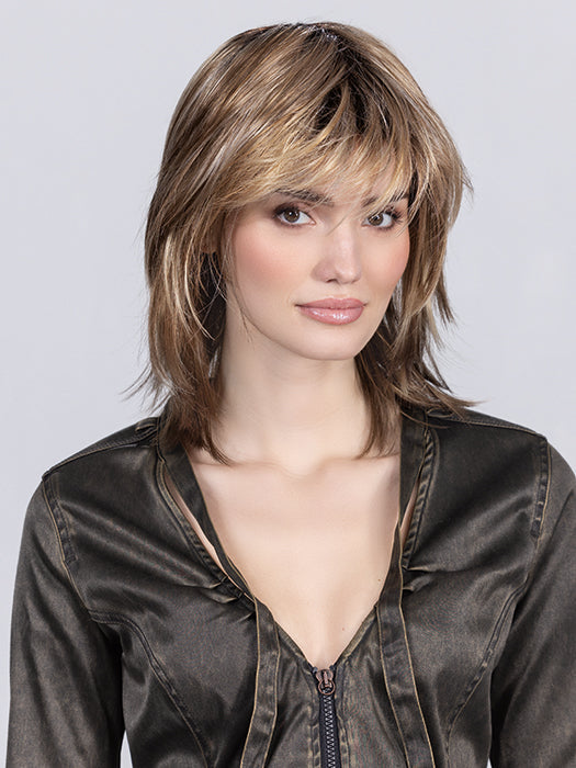 RAINBOW by Ellen Wille in SAND MULTI ROOTED 24.14.12 | Lightest Ash Blonde and Medium Ash Blonde with Lightest Brown Blend and Shaded Roots