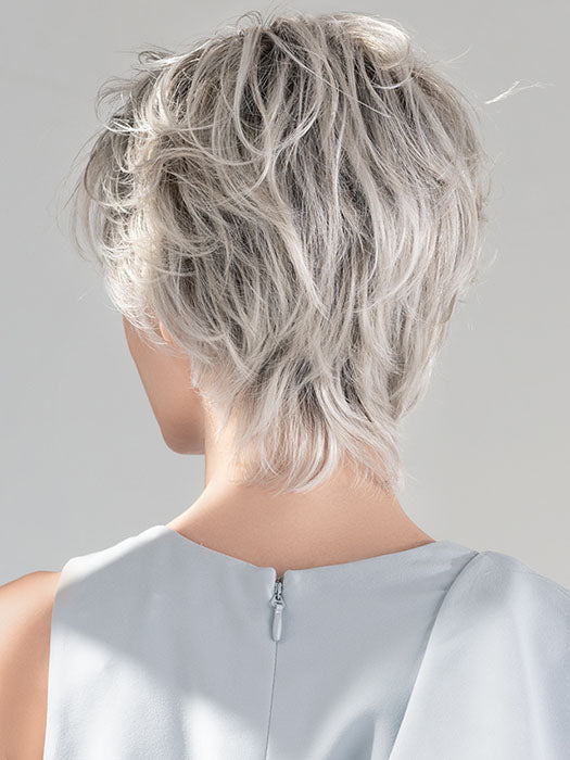SATIN SOFT  by ELLEN WILLE in SILVER BLONDE ROOTED 60.1001.2 | Pearl White and Winter White with Lightest Ash Blonde Blend and Shaded Roots