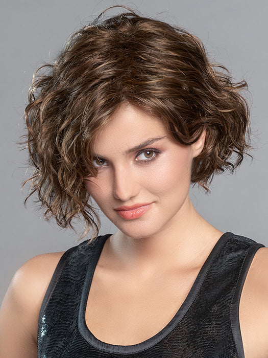 MOVIE STAR by ELLEN WILLE in CHOCOLATE ROOTED 830.6 | Medium Brown Blended with Light Auburn, and Dark Brown Blend with Shaded Roots 