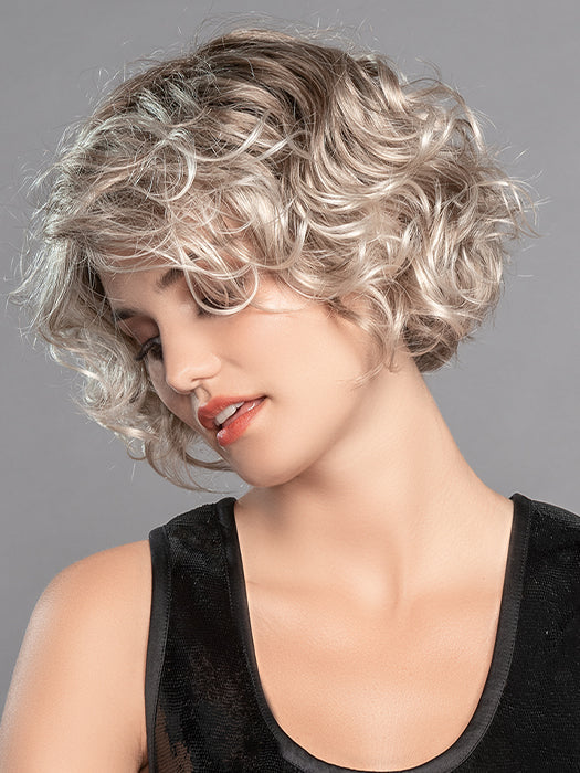 MOVIE STAR by ELLEN WILLE in SAND MULTI ROOTED 24.14.23 | Lightest Ash Blonde and Medium Ash Blonde with Lightest Pale Blonde Blend and Shaded Roots