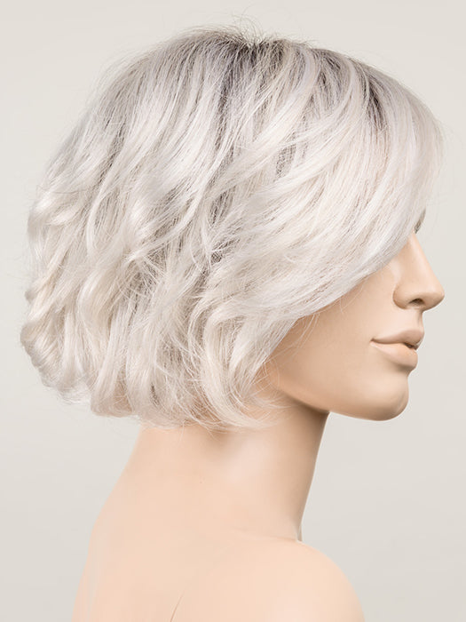 PLATIN BLONDE ROOTED 1001.23.60 | Winter White and Lightest Pale Blonde with Pearl White Blend and Shaded Roots