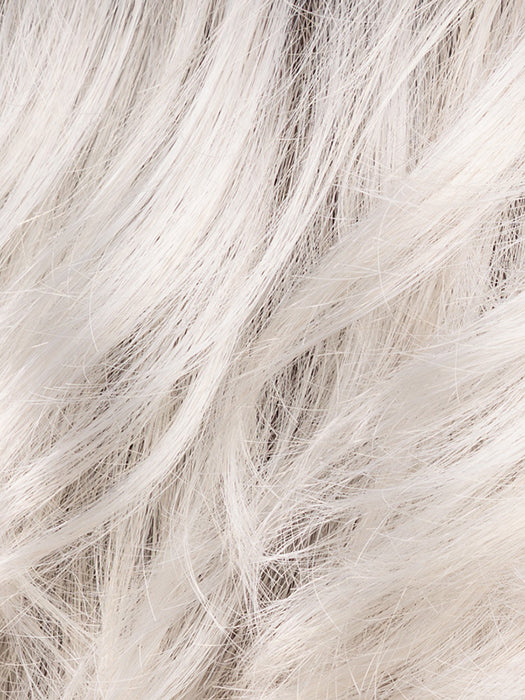 PLATIN BLONDE ROOTED 1001.23.60 | Winter White and Lightest Pale Blonde with Pearl White Blend and Shaded Roots
