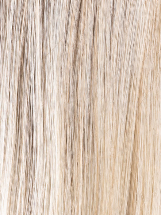 CHAMPAGNE TIPPED 22.20.25 | Light Neutral Blonde, Light Strawberry Blonde, and Lightest Golden Blonde Blend with Lighter Tipped Ends and Shaded Roots