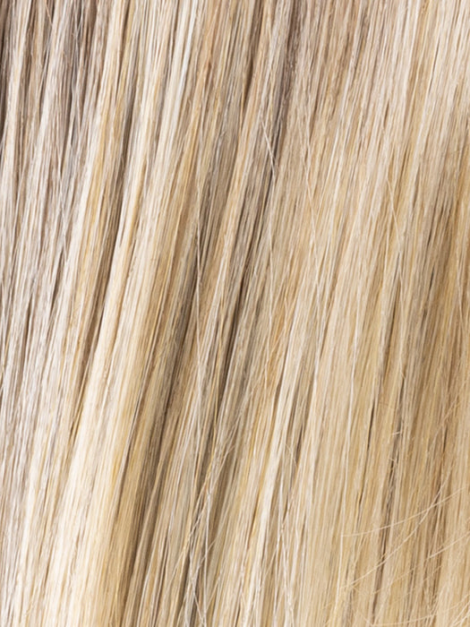 SAHARA BEIGE TIPPED 26.19.20 | Light Golden Blonde and Light Honey Blonde blended with Light Strawberry Blonde Blend with Lighter Tipped Ends and Shaded Roots