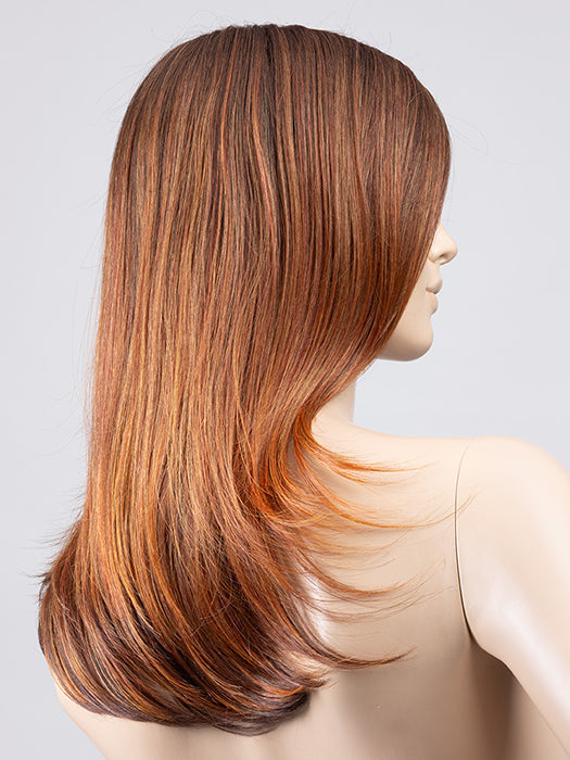 TIZIAN RED TIPPED 33.29.28 | Dark Auburn, Copper Red and Light Copper Red Blend with Lighter Tipped Ends and Shaded Roots