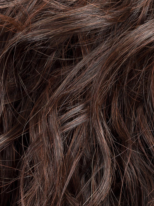 DARK CHOCOALTE MIX 4.33 | Darkest Brown Blended with Dark Auburn