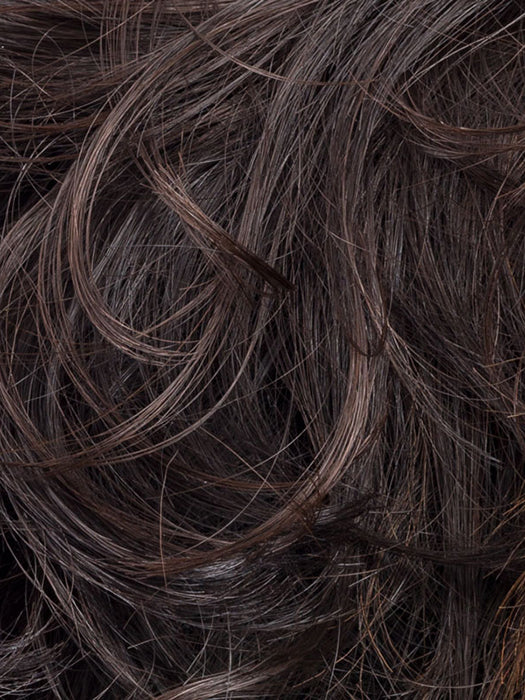 ESPRESSO LIGHTED 2.6.8 | Black/Dark Brown Blend with Medium Brown Highlights Throughout and Concentrated in the Front with Shaded Roots