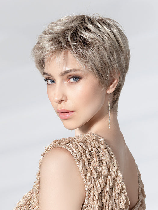 SPA SOFT by Ellen Wille in SANDY BLONDE ROOTED 16.22.14 | Medium Blonde and Light Neutral Blonde with Medium Ash Blonde Blend and Shaded Roots