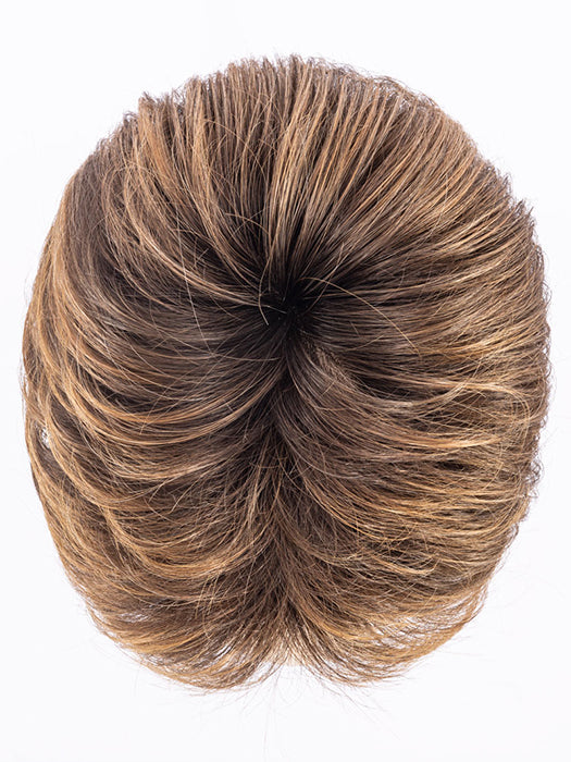 CHOCOLATE ROOTED 830.27 | Medium Brown Blended with Light Auburn and Dark Strawberry Blonde with Shaded Roots