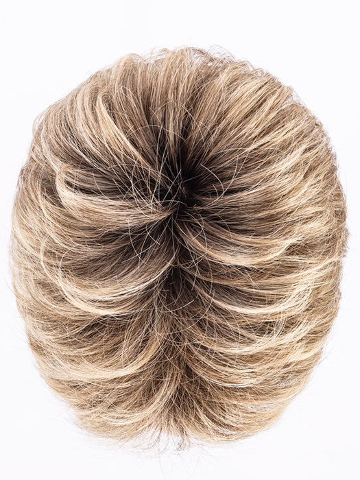 DARK SAND ROOTED 12.20.9 | Lightest Brown blended with Light Honey and Medium Warm Brown Blend and Shaded Roots