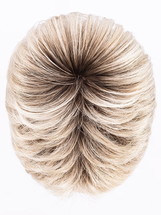 METALLIC BLONDE ROOTED 60.101.51 | Pearl White, Pearl Platinum with Dark and Lightest Brown and Grey Blend with Shaded Roots