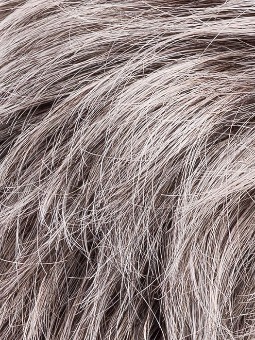 SALT/PEPPER ROOTED 39.60.44 | Darkest and Dark Brown with Grey and Pearl White Blend with Shaded Roots