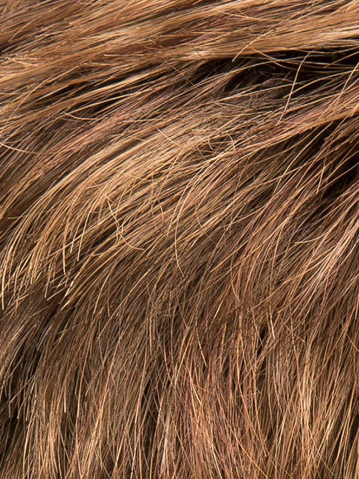 MOCCA ROOTED 830.27.33 | Medium Brown, Light Auburn, Dark Strawberry Blonde, and Dark Auburn Blend with Dark Shaded Roots