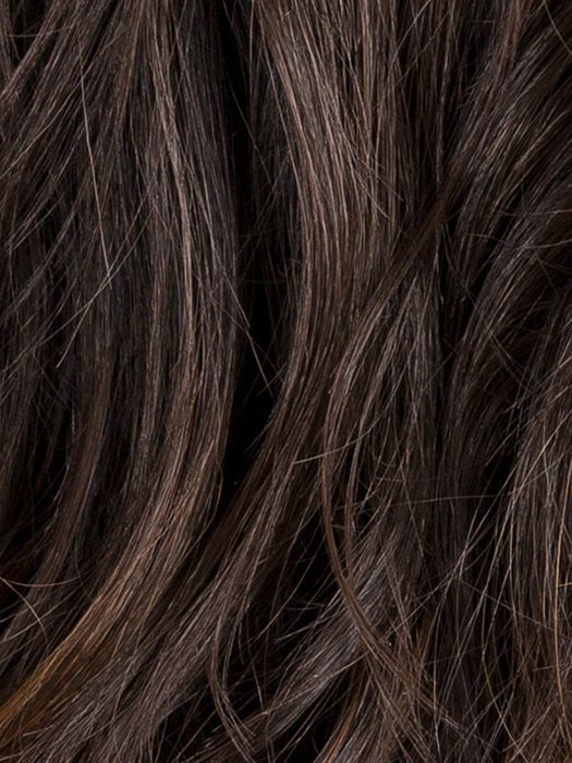 ESPRESSO TIPPED 2.4.8 | Black/Dark Brown with Darkest Brown Blend and Medium Brown Highlights  with Lighter Tipped Ends and Shaded Roots