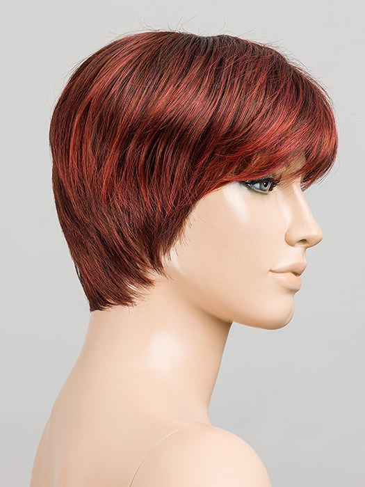 FLAME-ROOTED 132.133.6 | Granat Red and Red Violet with Dark Brown Blend and Shaded Roots