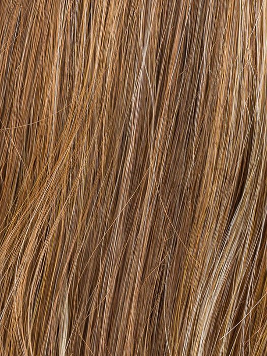 TOBACCO ROOTED 8.27.26 | Medium Brown, Dark Strawberry Blonde, and Light Golden Blonde Blend with Shaded Roots